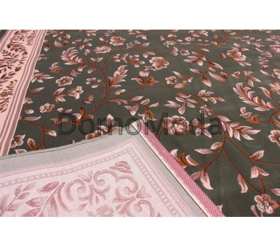 Високощільний килим Imperia 5816A green-ivory - Висока якість за найкращою ціною в Україні зображення 3.