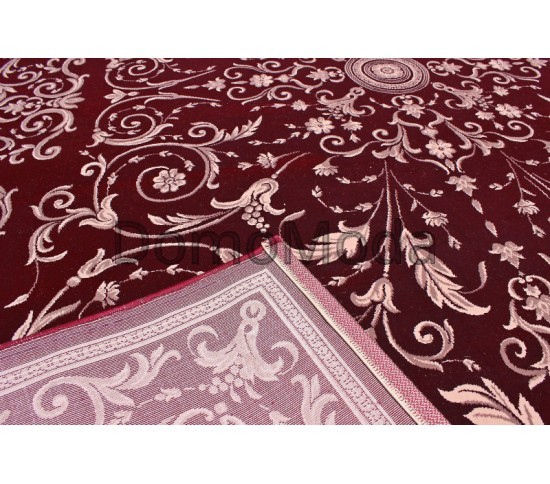Високощільний килим Imperia 8356A d.red-d.red - Висока якість за найкращою ціною в Україні зображення 4.