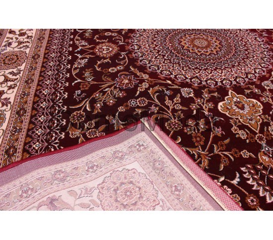 Високощільний килим Imperia 8357A d.red-ivory - Висока якість за найкращою ціною в Україні зображення 3.