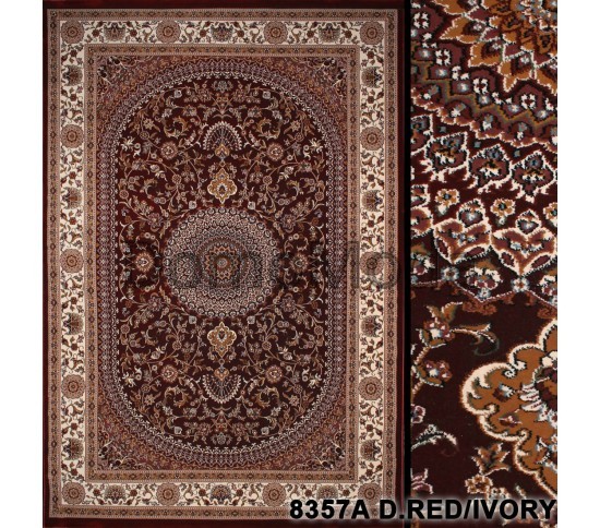 Высокоплотный ковер Imperia 8357A d.red-ivory Купить в интернет магазине ДомоМода фото 2 Высокоплотный ковер Imperia 8357A d.red-ivory - высокое качество по лучшей цене в Украине изображение 2.
