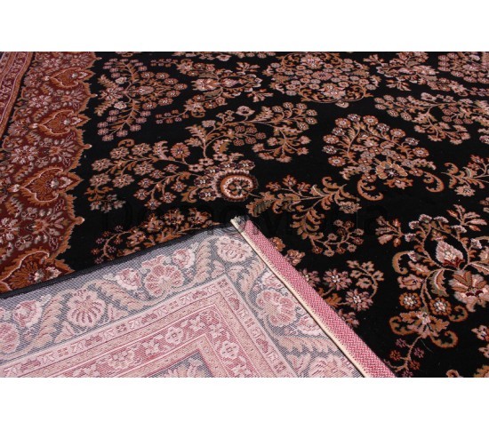 Високощільний килим Imperia X259A black-terracotta - Висока якість за найкращою ціною в Україні зображення 2.