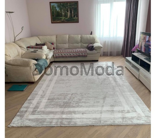 Високощільний килим Monet MT23A , LIGHT GREY WHITE Купити в інтернет магазині ДомоМода фото 5 Високощільний килим Monet MT23A , LIGHT GREY WHITE - Висока якість за найкращою ціною в Україні зображення 5.