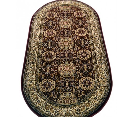 Высокоплотный ковер Oriental 4668 , RED - высокое качество по лучшей цене в Украине