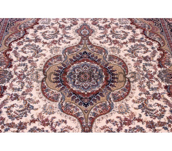 Высокоплотный ковер Sehrazat 9207A cream-navy - высокое качество по лучшей цене в Украине изображение 3.