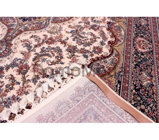 Высокоплотный ковер Sehrazat 9207A cream-navy - высокое качество по лучшей цене в Украине изображение 2.