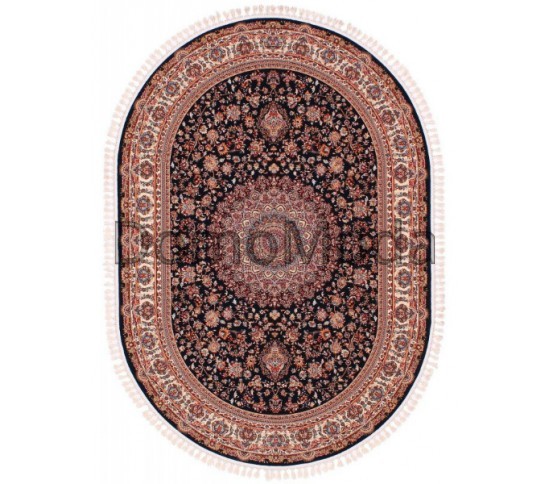 Високощільний килим Sehrazat 9236A navy cream - Висока якість за найкращою ціною в Україні зображення 3.