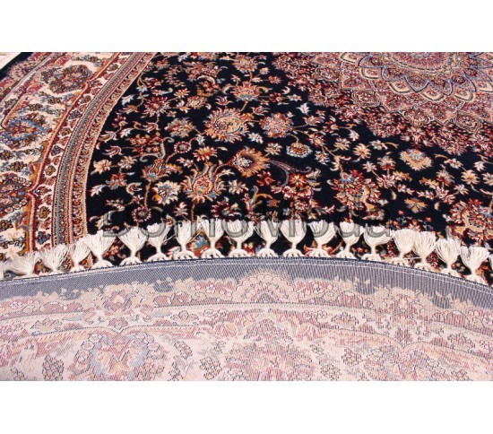 Високощільний килим Sehrazat 9236A navy cream - Висока якість за найкращою ціною в Україні зображення 2.