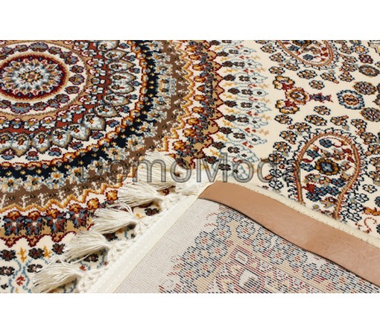 Високощільний килим Sehrazat A032A cream navy - Висока якість за найкращою ціною в Україні зображення 2.