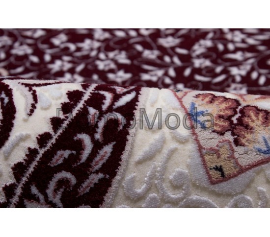 Акриловый ковер Shahnameh 8605c a.cherry-c.a.bone - высокое качество по лучшей цене в Украине изображение 5.