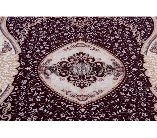 Акриловый ковер Shahnameh 8605c a.cherry-c.a.bone - высокое качество по лучшей цене в Украине изображение 2.