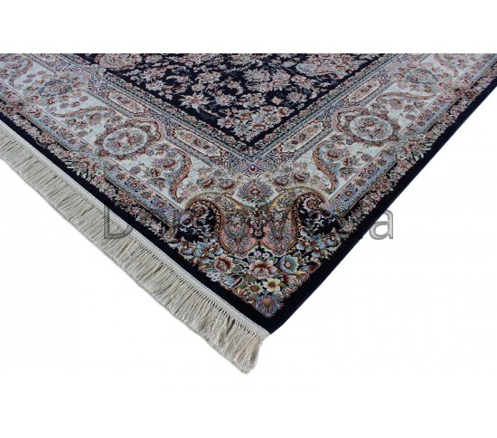 Високощільний килим Shahriyar 002 DARK BLUE - Висока якість за найкращою ціною в Україні зображення 2.