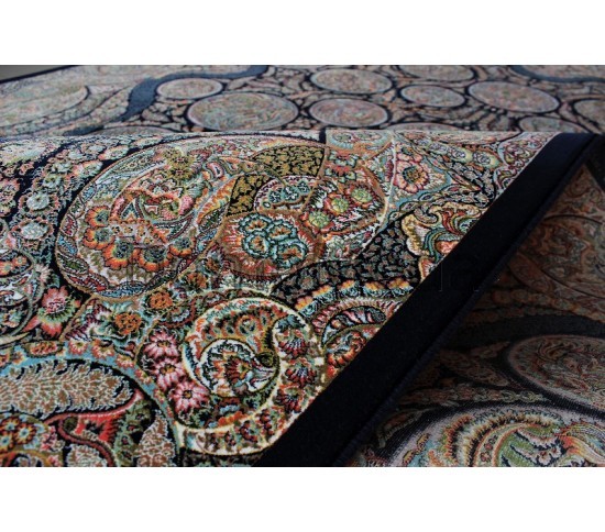 Високощільний килим Shahriyar 003 DARK BLUE - Висока якість за найкращою ціною в Україні зображення 3.