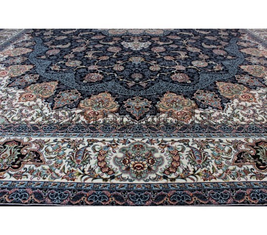 Високощільний килим Shahriyar 004 DARK BLUE - Висока якість за найкращою ціною в Україні зображення 7.