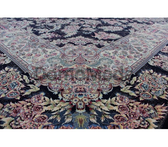 Высокоплотный ковер Shahriyar 013 DARK BLUE - высокое качество по лучшей цене в Украине изображение 3.