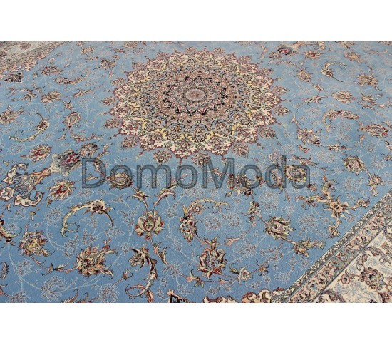 Високощільний килим Shahriyar 017 BLUE - Висока якість за найкращою ціною в Україні зображення 7.