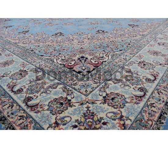 Високощільний килим Shahriyar 017 BLUE - Висока якість за найкращою ціною в Україні зображення 6.