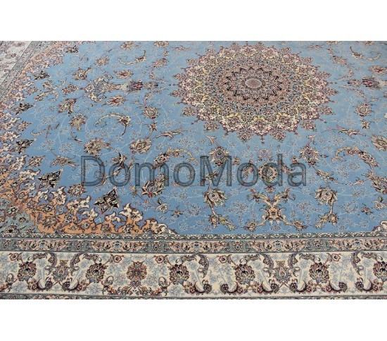 Високощільний килим Shahriyar 017 BLUE - Висока якість за найкращою ціною в Україні зображення 4.