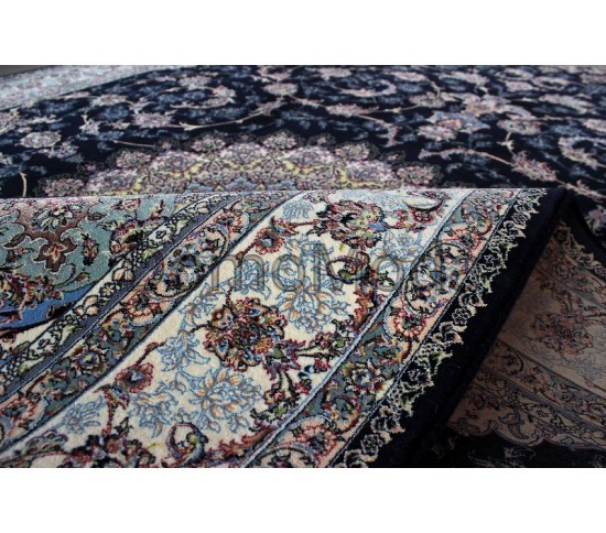 Високощільний килим Shahriyar 017 DARK BLUE - Висока якість за найкращою ціною в Україні зображення 4.