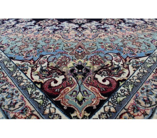 Високощільний килим Shahriyar 017 DARK BLUE - Висока якість за найкращою ціною в Україні зображення 2.