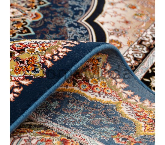 Високощільний килим Sheikh 4282 DARK BLUE - Висока якість за найкращою ціною в Україні зображення 2.