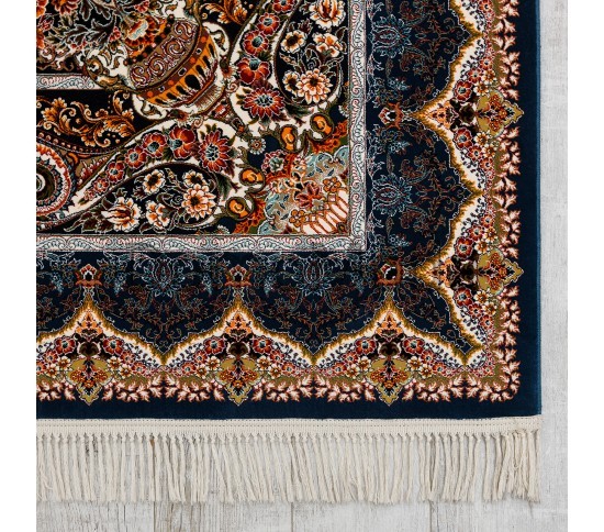 Високощільний килим Sheikh 4282 DARK BLUE - Висока якість за найкращою ціною в Україні зображення 5.