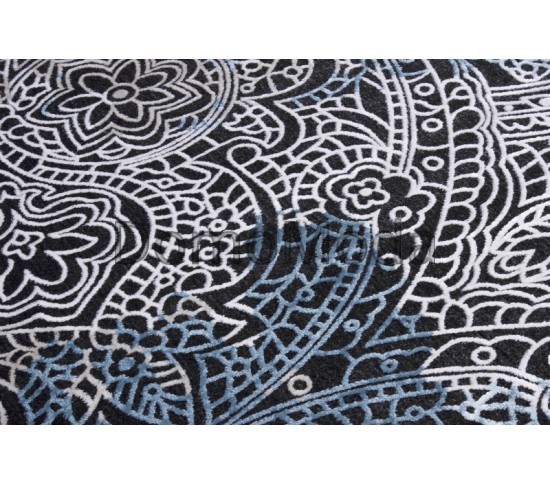 Високощільний килим Sofia 7848A blue - Висока якість за найкращою ціною в Україні зображення 4.