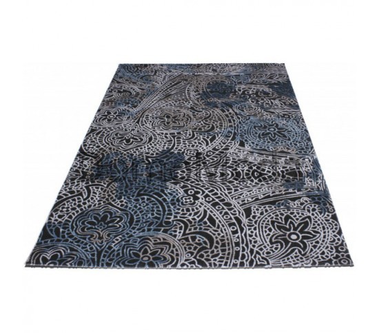 Високощільний килим Sofia 7848A blue - Висока якість за найкращою ціною в Україні