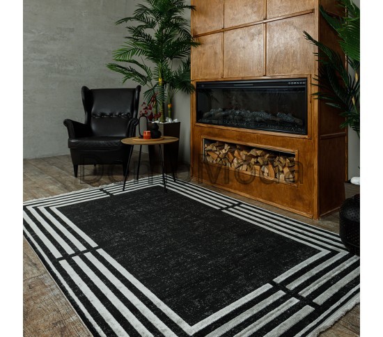 Высокоплотный ковер Taboo PLUS AF48E black/grey Купить в интернет магазине ДомоМода фото 2 Высокоплотный ковер Taboo PLUS AF48E black/grey - высокое качество по лучшей цене в Украине изображение 2.
