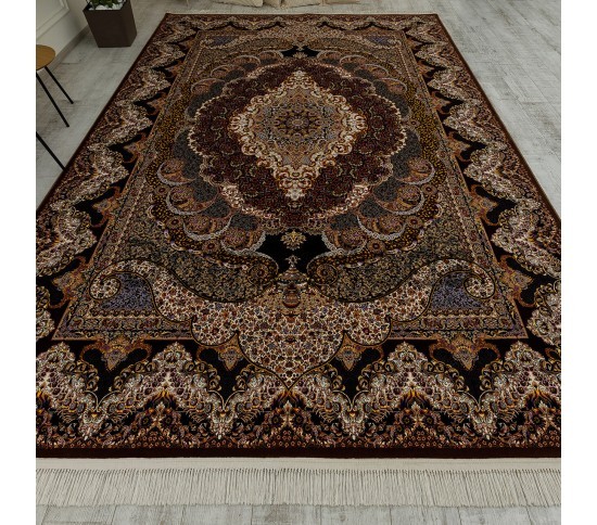 Перський килим Tabriz 51-DBL DARK BLUE - Висока якість за найкращою ціною в Україні зображення 3.