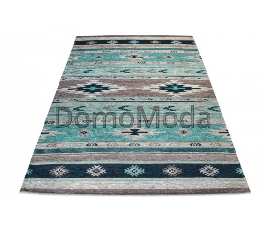 Синтетичний килим Almina 127574 01-Grey/Turquaz - Висока якість за найкращою ціною в Україні