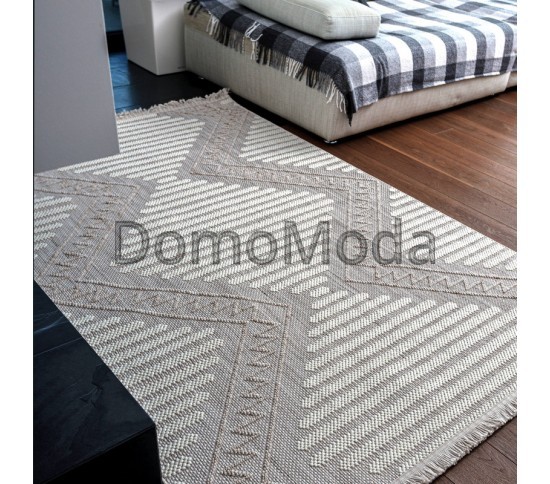 Безворсовый ковер AGRA EN18A l.grey/beige Купить в интернет магазине ДомоМода Безворсовый ковер AGRA EN18A l.grey/beige - высокое качество по лучшей цене в Украине