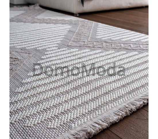 Безворсовый ковер AGRA EN18A l.grey/beige Купить в интернет магазине ДомоМода фото 4 Безворсовый ковер AGRA EN18A l.grey/beige - высокое качество по лучшей цене в Украине изображение 4.