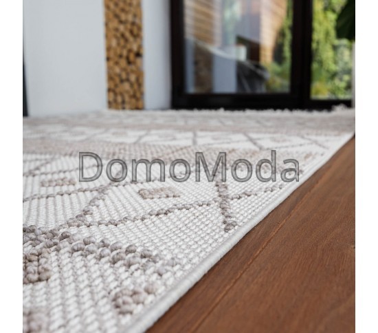 Безворсовый ковер AGRA EN76A white/beige - высокое качество по лучшей цене в Украине изображение 3.