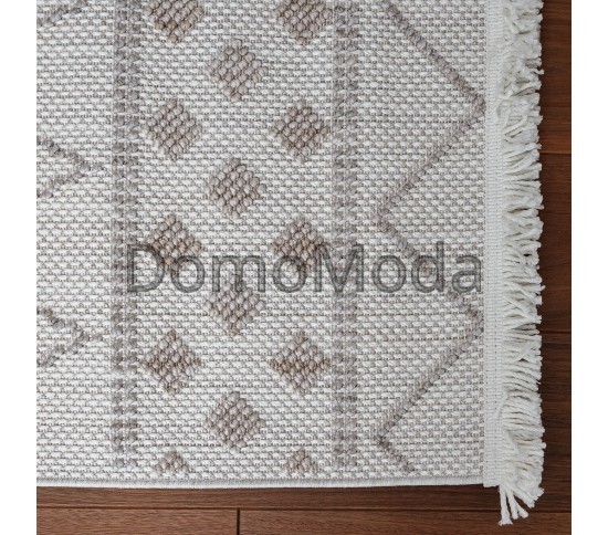 Безворсовый ковер AGRA EN76A white/beige - высокое качество по лучшей цене в Украине изображение 6.