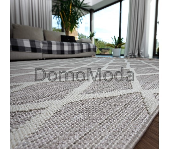 Безворсовый ковер AGRA ER21B white/l.grey Купить в интернет магазине ДомоМода фото 4 Безворсовый ковер AGRA ER21B white/l.grey - высокое качество по лучшей цене в Украине изображение 4.