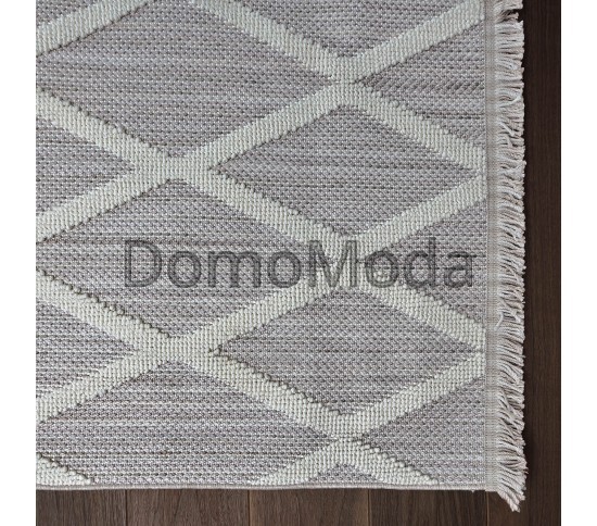 Безворсовый ковер AGRA ER21B white/l.grey Купить в интернет магазине ДомоМода фото 5 Безворсовый ковер AGRA ER21B white/l.grey - высокое качество по лучшей цене в Украине изображение 5.