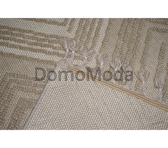 Безворсовый ковер CALIDO 08328B L.BEIGE/D.BEIGE - высокое качество по лучшей цене в Украине изображение 2.