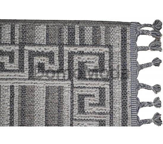 Безворсовый ковер CALIDO 08262A ANTHRACITE/BEIGE - высокое качество по лучшей цене в Украине изображение 2.