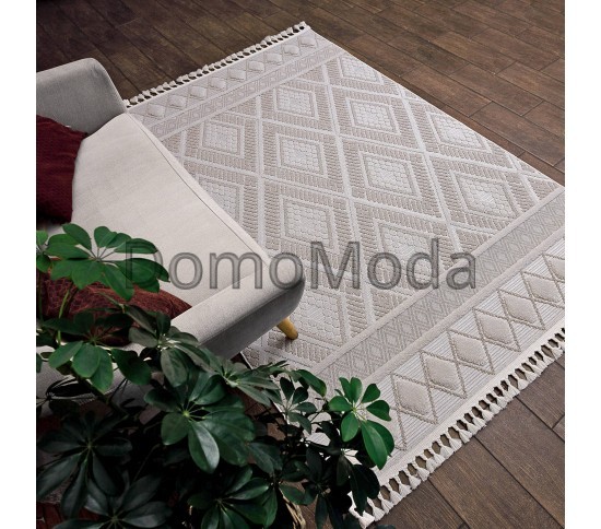 Синтетический ковер HELSINKI EZ62B cream/beige Купить в интернет магазине ДомоМода фото 3 Синтетический ковер HELSINKI EZ62B cream/beige - высокое качество по лучшей цене в Украине изображение 3.