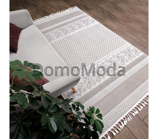 Синтетический ковер  HELSINKI EZ95B cream/beige Купить в интернет магазине ДомоМода фото 3 Синтетический ковер  HELSINKI EZ95B cream/beige - высокое качество по лучшей цене в Украине изображение 3.