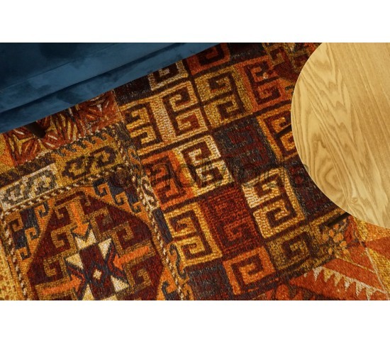 Безворсовый ковер Indian 0091-999 rs Купить в интернет магазине ДомоМода фото 5 Безворсовый ковер Indian 0091-999 rs - высокое качество по лучшей цене в Украине изображение 5.