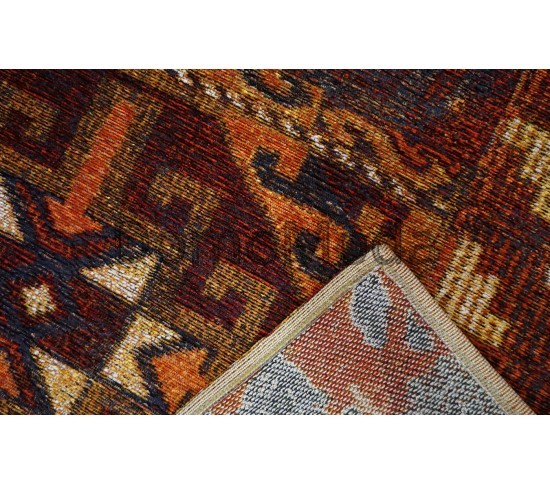 Безворсовый ковер Indian 0091-999 rs Купить в интернет магазине ДомоМода фото 4 Безворсовый ковер Indian 0091-999 rs - высокое качество по лучшей цене в Украине изображение 4.