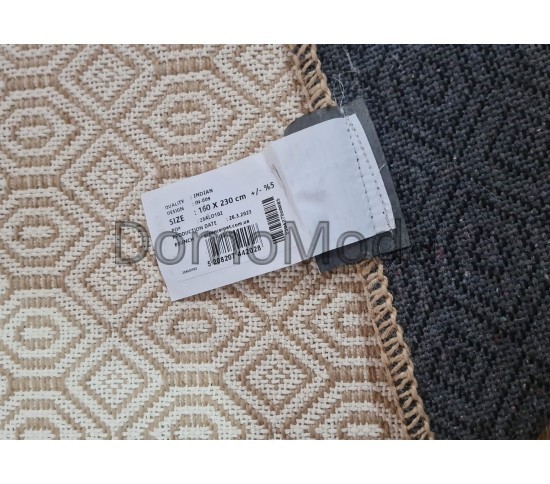 Безворсовый ковер INDIAN IN-009 BEIGE / BEIGE - высокое качество по лучшей цене в Украине изображение 2.