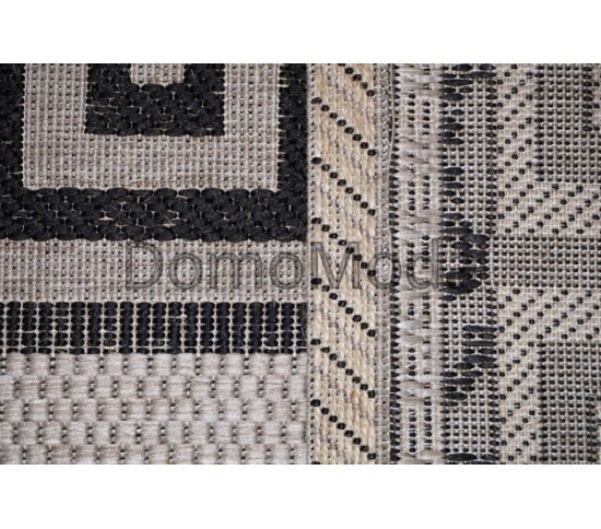 Безворсовый ковер Natura 20014 Silver Black - высокое качество по лучшей цене в Украине изображение 2.