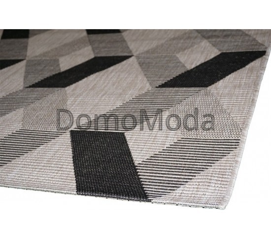 Безворсовый ковер Natura 20561 Silver-Black - высокое качество по лучшей цене в Украине изображение 3.