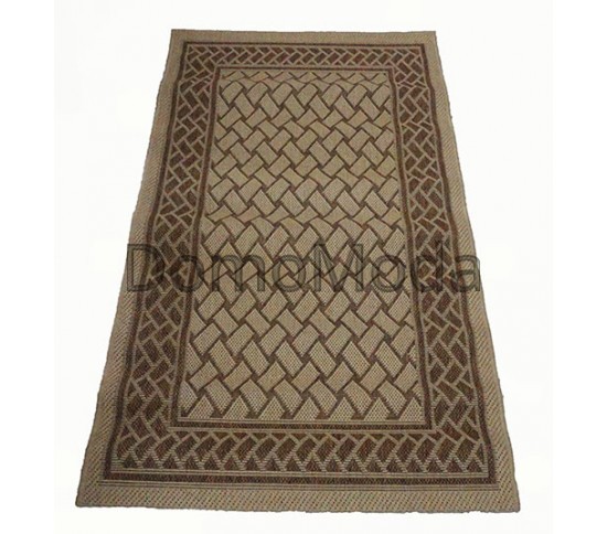 Безворсовый ковер Sisal 2163 , BROWN - высокое качество по лучшей цене в Украине