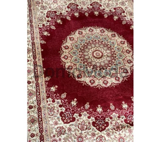 Бамбуковый ковер ELEXUS HEREKE 1520 BORDO - высокое качество по лучшей цене в Украине изображение 2.