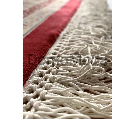 Бамбуковый ковер ELEXUS HEREKE 1520 BORDO - высокое качество по лучшей цене в Украине изображение 4.