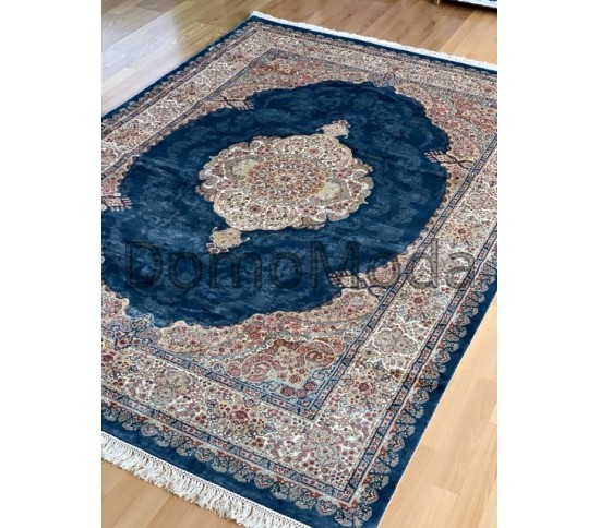 Бамбуковый ковер ELEXUS HEREKE YY081 KOYU NAVI - высокое качество по лучшей цене в Украине