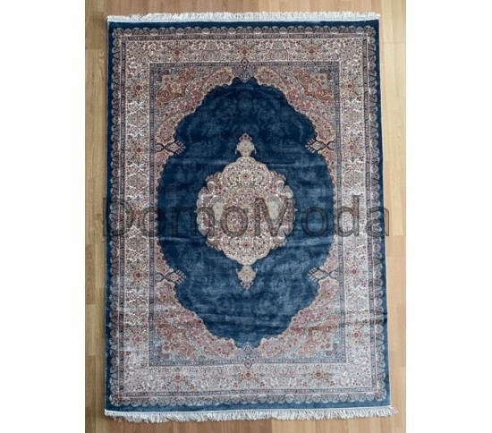 Бамбуковый ковер ELEXUS HEREKE YY081 KOYU NAVI - высокое качество по лучшей цене в Украине изображение 5.